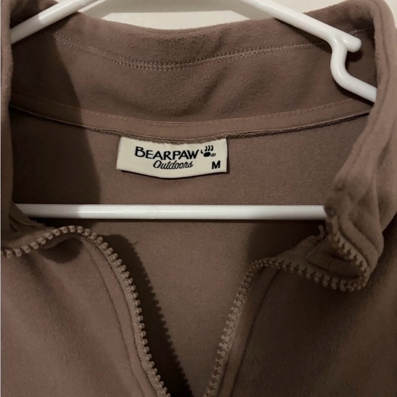 BearPaw Taupe Quarter-Zip Sweatshirt - Picture 2 of 2